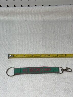 🩷 Lanyard Keychain Ring & Attachment Clasp - Embroidered  {  # 1 Secretary }